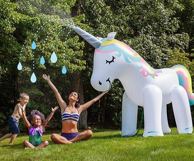 Giant Inflatable Magical Unicorn Yard Sprinkler
