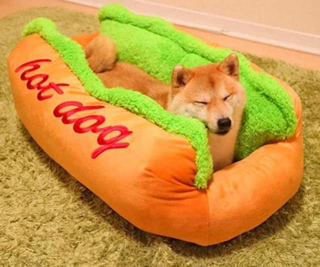 Hot Dog Dog Bed