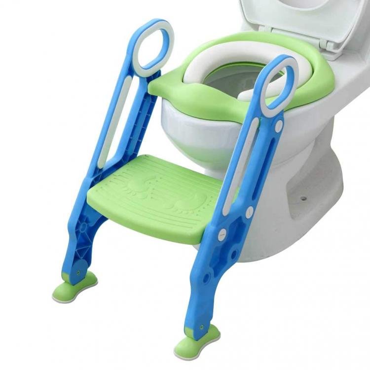 All in one toddler toilet trainer potty seat with step ladder