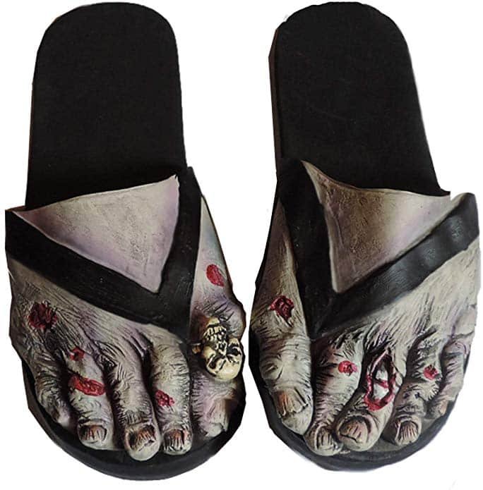 Loftus International Adult Latex Zombie FEET Costume Sandals