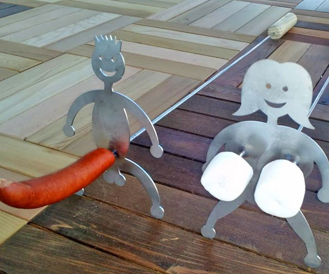 These Hilarious NSFW Hot Dog & Marshmallow Roasting Sticks Are For After The Kids Go To Bed
