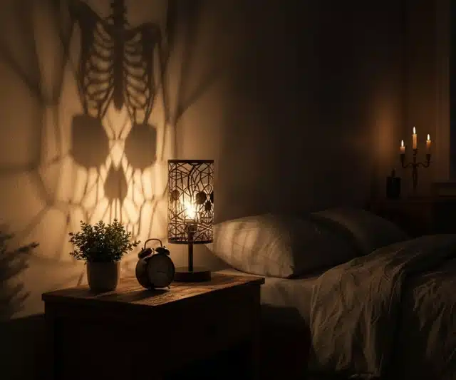 A Hauntingly Cool Gift Idea: Skull Lamp for Halloween Lovers 👻 Skull Lamp for Halloween Lovers